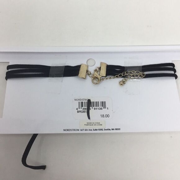 BP. Triple Layer Velvet Bow Choker (E2) - Picture 3 of 3